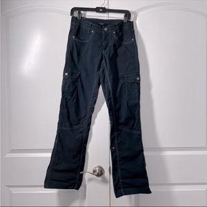 Kuhl Black Splash Rolled Up Relax Fit Outdoor Pants size 2